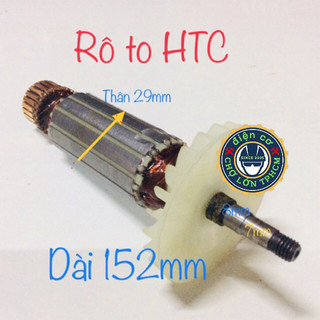 Rotor máy mài 1t HITACHI ( thân 29 ) kích thước trên sản phẩm