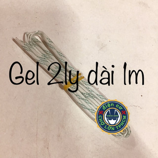 10 sợi ống gel 2mm (gel thủy tinh)