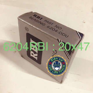 Bạc đạn 6204 RBI - vòng bi 6204 RBI đường kính trong ngoài (20x47)