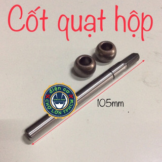Trục 8mm quạt hộp - trục quạt hộp có bạc thau dài 105mm