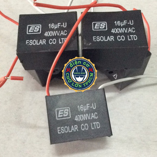 Capa vuông 16 uf -400v ( tụ điện vuông 16uf-400v)