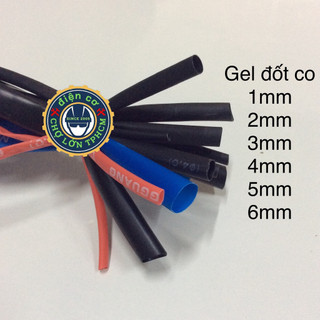 Gel hơ nhiệt - đốt co - cách điện 4mm ( giá 1m)