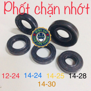 Phốt chặn dầu nhớt bụi (12-24)(14-24)(14-25)(14-28)(14-30)