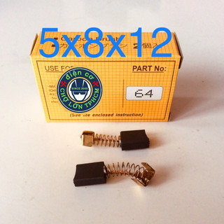 Chổi than carbon mã số 64 dày 5mm ngang 8mm