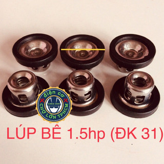 Bộ lúp bê 6 cái đầu xịt rửa xe 1.5HP - ĐK 31mm độ dày 18mm