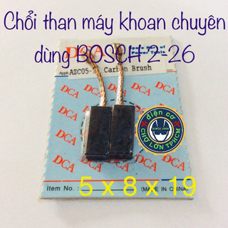 Chổi than carbon chuyên dùng cho khoan B o s c h 2-26