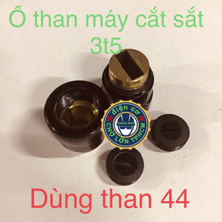 Ổ chổi than 44 dùng cho cắt  3t5 - ĐK chỗ to nhất 31mm - cao 35mm nắp than 19.5mm