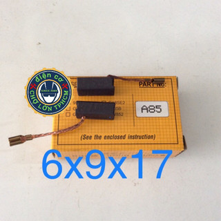 Chổi than carbon mã số A85 dày 6mm ngang 9mm