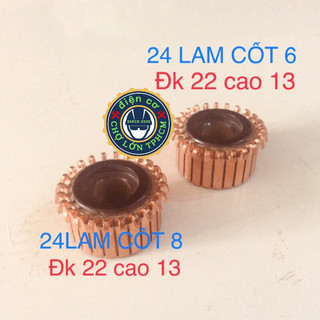 Cổ góp 24 lam móc cốt 6Ly hoặc 8ly - quấn máy xay sinh tố