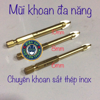 Mũi khoan đa năng công nghệ mới 6mm 8mm 10mm