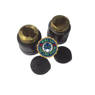 Ổ chổi than máy đục 30ly mã số 203 -ĐK vị trí lớn nhất 29mm cao 22mm nắp than RN 22mm