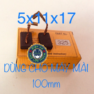 Chổi than carbon mã số 325 dày5mm ngang11mm dùng cho máy hiệu 9553-9556