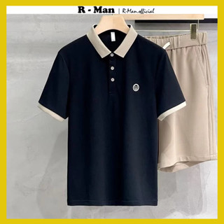 Áo polo nam chất vải cotton co giãn 4 chiều, áo thun nam thêu logo U phong cách hàn quốc - RMAN