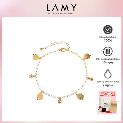Lắc chân nữ LAMY Anklets Fashion Diamond Flower Anklet Gold 9010
