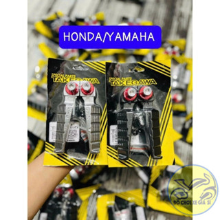 [Rẻ vô địch] Gác chân CNC ĐÚC cho Honda , Yamaha tặng long đền KITACO + Khâu CNC Gác chân inox 304