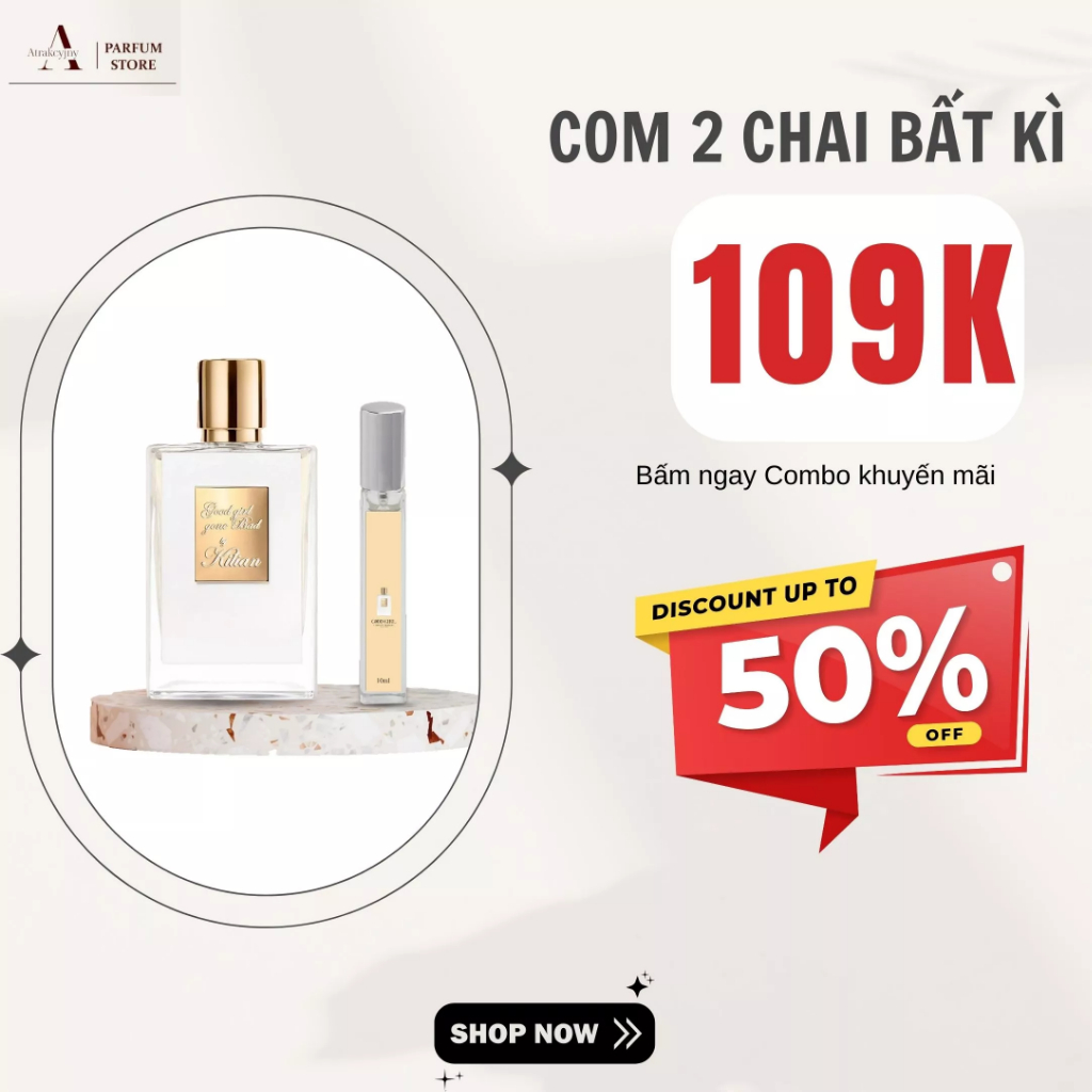 Nước Hoa Nữ Kilian Rắn Trắng Good Girl Gone Bad Edp Gợi Cảm, Sang Trọng (10Ml)