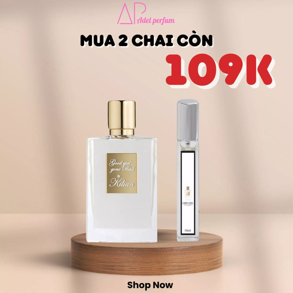 Nước Hoa Nữ Chinh Hãng Good Girl (Kilian Rắn Trắng) - Chai Chiết 10Ml Tiện Lợi