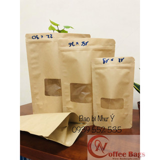 [200gr/size] - túi giấy kraft có cửa sổ (hàng y hình)