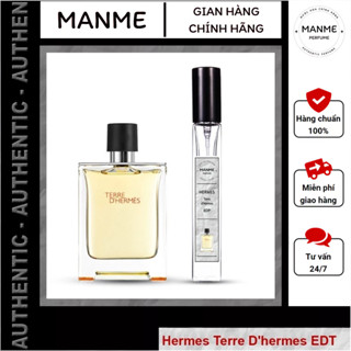 (Auth)  Nước hoa nam Hermes Terre D'hermes EDT chính hãng chai chiết 10ml 20ml - Manme Perfume L2
