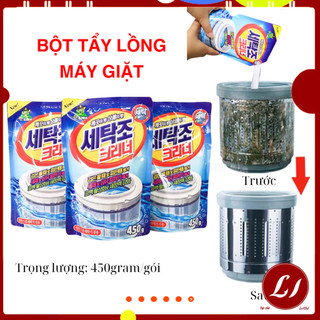 Bột tẩy lồng máy giặt Hàn Quốc mẫu mới( 450gr) sạch cặn bám