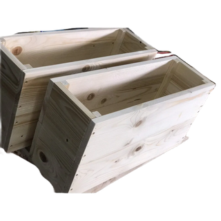 Chậu gỗ trồng cây (không chân) I Decor, tiểu cảnh