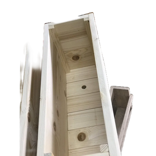 Chậu gỗ trồng cây (không chân) I Decor, tiểu cảnh
