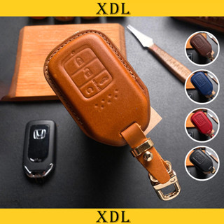 Bao da chìa khoá xe ô tô Honda City, Civic, bọc chìa khoá xe hơi da bò thật HON_A4
