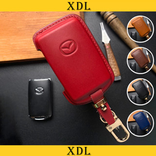 Bao da chìa khoá xe ô tô Mazda 3 Cx5 , bọc chìa khoá xe hơi da bò thật MAZ_D3