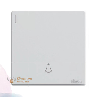 Bộ công tắc nút nhấn chuông lắp đế âm vuông Simon S6 586301