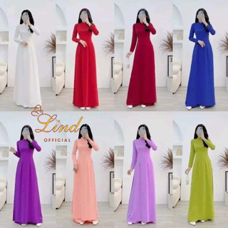 Đủ màu áo dài lụa mỹ mềm mịn mát Lind