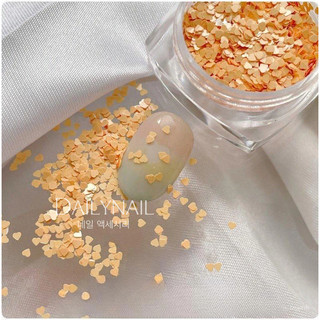 Tim nhí ẩn móng Pastel, Nhũ ẩn móng Trang trí móng (Set 6 màu)