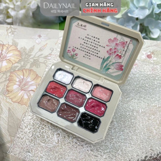Set Gel dặm Ombre, vẽ Gel nổi Frescobaldi Tone Hồng 9 màu