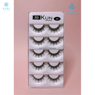Mi Giả Kun hộp 5 đôi Siêu Tự Nhiên