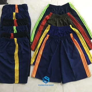 4 cái 95k quần đùi vải gió , quần đùi thể thao nam vải dù mõng nhẹ , mau khô.( 45-68kg)