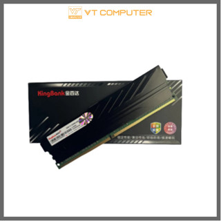Kit 10 Thanh Ram Máy Tính DDR4 KINGBANK 16GB Tản Nhiệt Thép (3200Mhz/ DDR4/ KHÔNG LED) Bảo Hành 60 Tháng