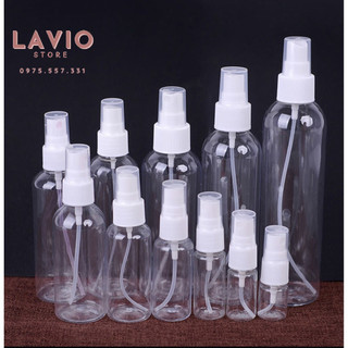 Chai Xịt Phun Sương, Lọ Chiết Mỹ Phẩm, Tinh Dầu, Dung Dịch Sát Khuẩn Trong Suốt Dung Tích 30ml - 50ml - 100ml 88069