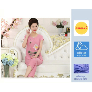 Bộ quần áo mặc nhà trung niên cho mẹ
