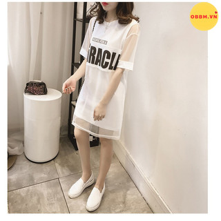 váy nữ đẹp, đầm suông 2 lớp hot