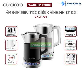 Bình đun siêu tốc đa năng cuckoo ck-a170t dung tích lớn 1.7l - 1850w - hàng chính hãng