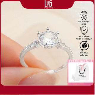 Nhẫn bạc nữ pan silver ring fullbox 8213- nhẫn bạc nữ s925