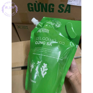  Túi Gội Gừng Sả Hữu Cơ Cỏ Cây Hoa Lá 1000ML 