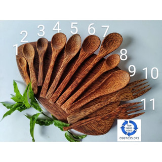 Muỗng nĩa gỗ dừa loại 1