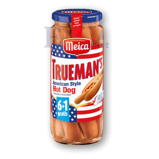 Xúc xích đức hiệu meica trueman's hot dog 540g - 7 cây, xuất xứ : đức