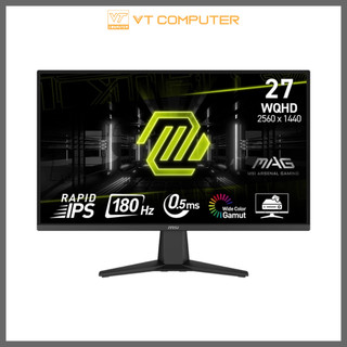  MÀN HÌNH GAMING 27 IN MSI MAG 275QF 2K   IPS 2560X1440 180HZ 0.5MS  PHẲNG NEW BẢO HÀNH 36 THÁNG 