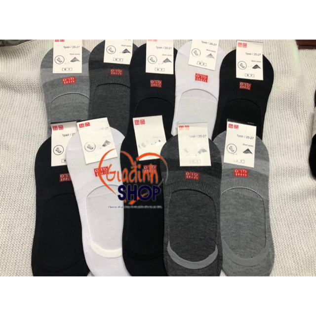Combo 10 đôi tất lười Uni tròn chất đẹp