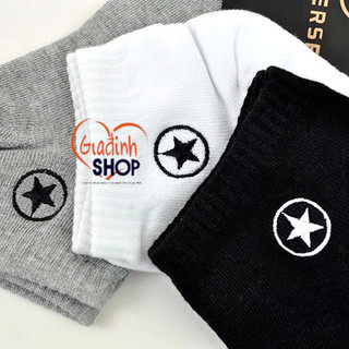 COMBO 10 ĐÔI TẤT NAM CONVERS CỔ NGẮN