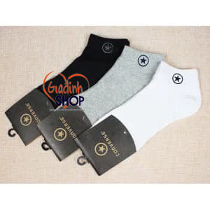 COMBO 10 ĐÔI TẤT NAM CONVERS CỔ NGẮN