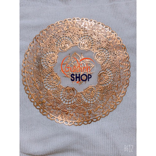 Khăn trải bàn ren hoa tròn đường kính 30cm