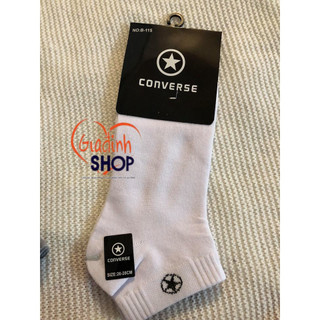 COMBO 2 TẤT NAM CONVERS CỔ NGẮN BỀN ĐẸP