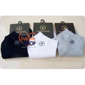 COMBO 2 TẤT NAM CONVERS CỔ NGẮN BỀN ĐẸP